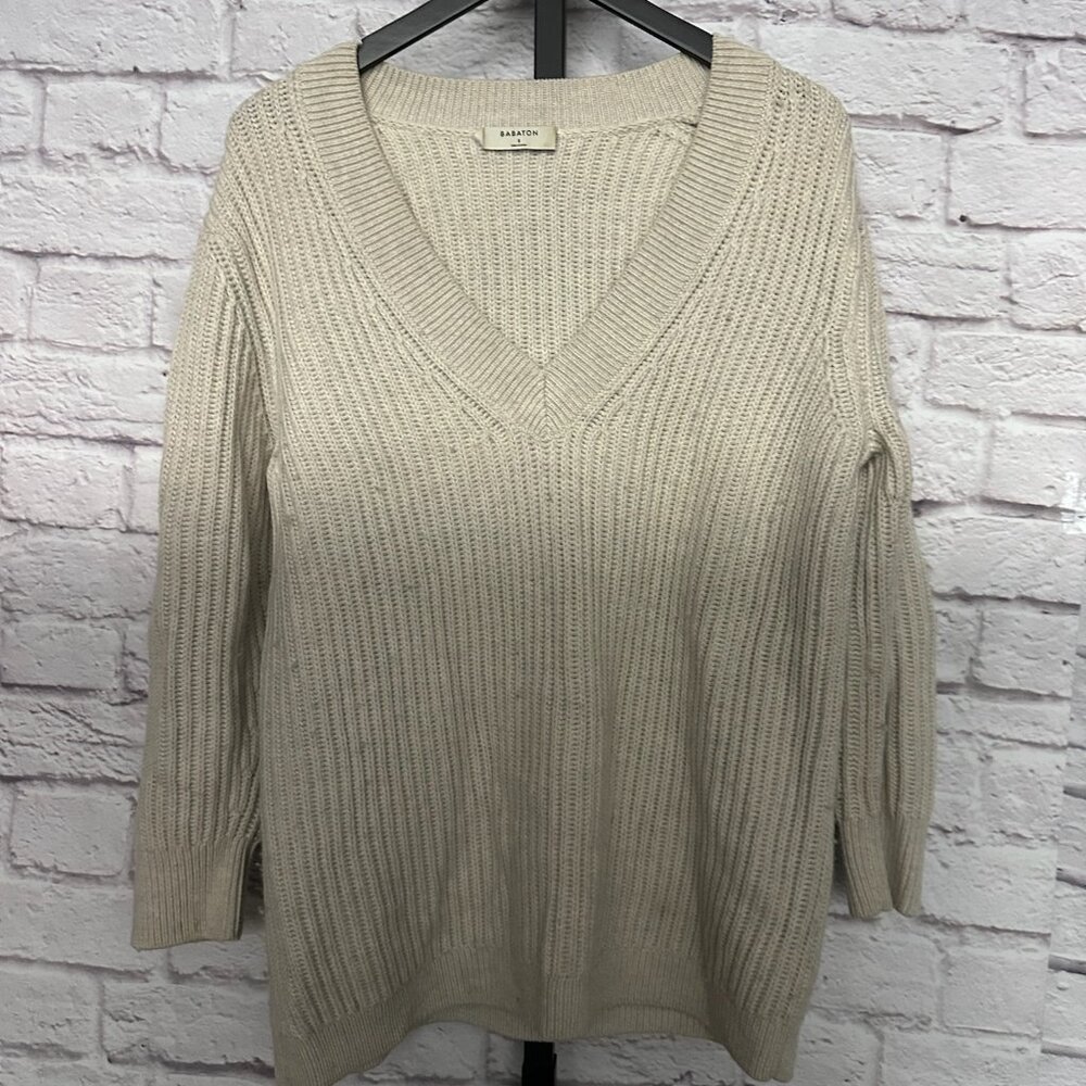 Babaton Cream Sweater - Small